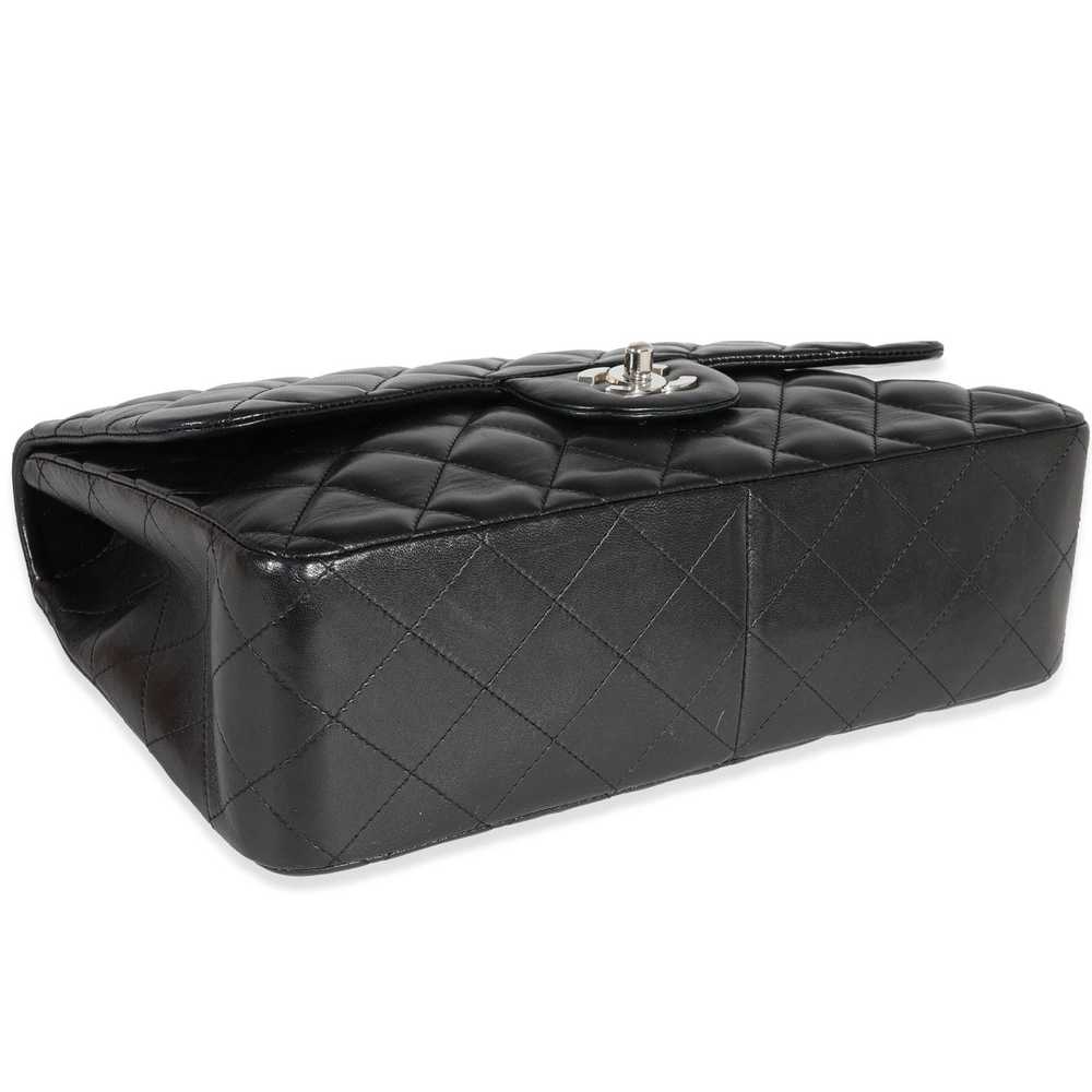 Chanel Chanel Black Quilted Lambskin Jumbo Classi… - image 5
