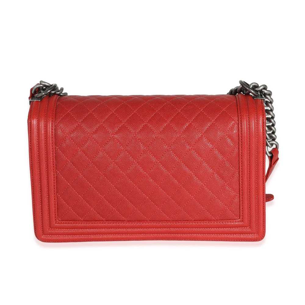 Chanel Chanel 16A Red Quilted Caviar New Medium B… - image 3