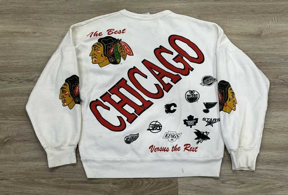 NHL × Streetwear × Vintage Retro 90’s NHL Chicago… - image 3