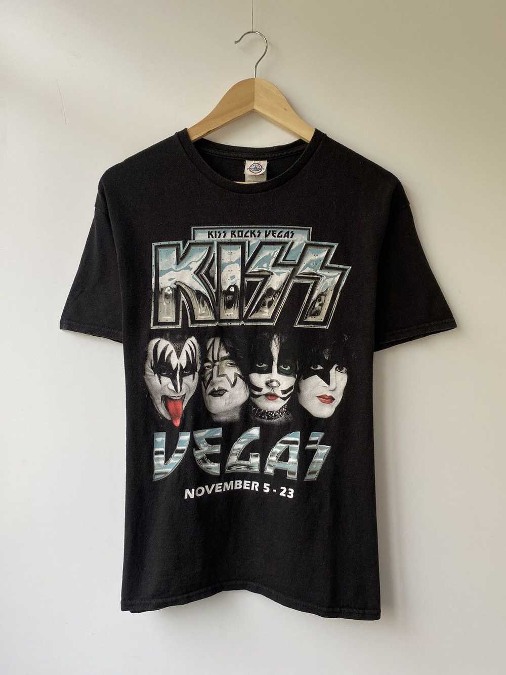 Band Tees × Kiss × Rock Tees Vintage 90s Kiss Roc… - image 1