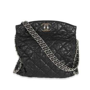 Chanel Chanel Black Washed Lambskin Chain Around … - image 1