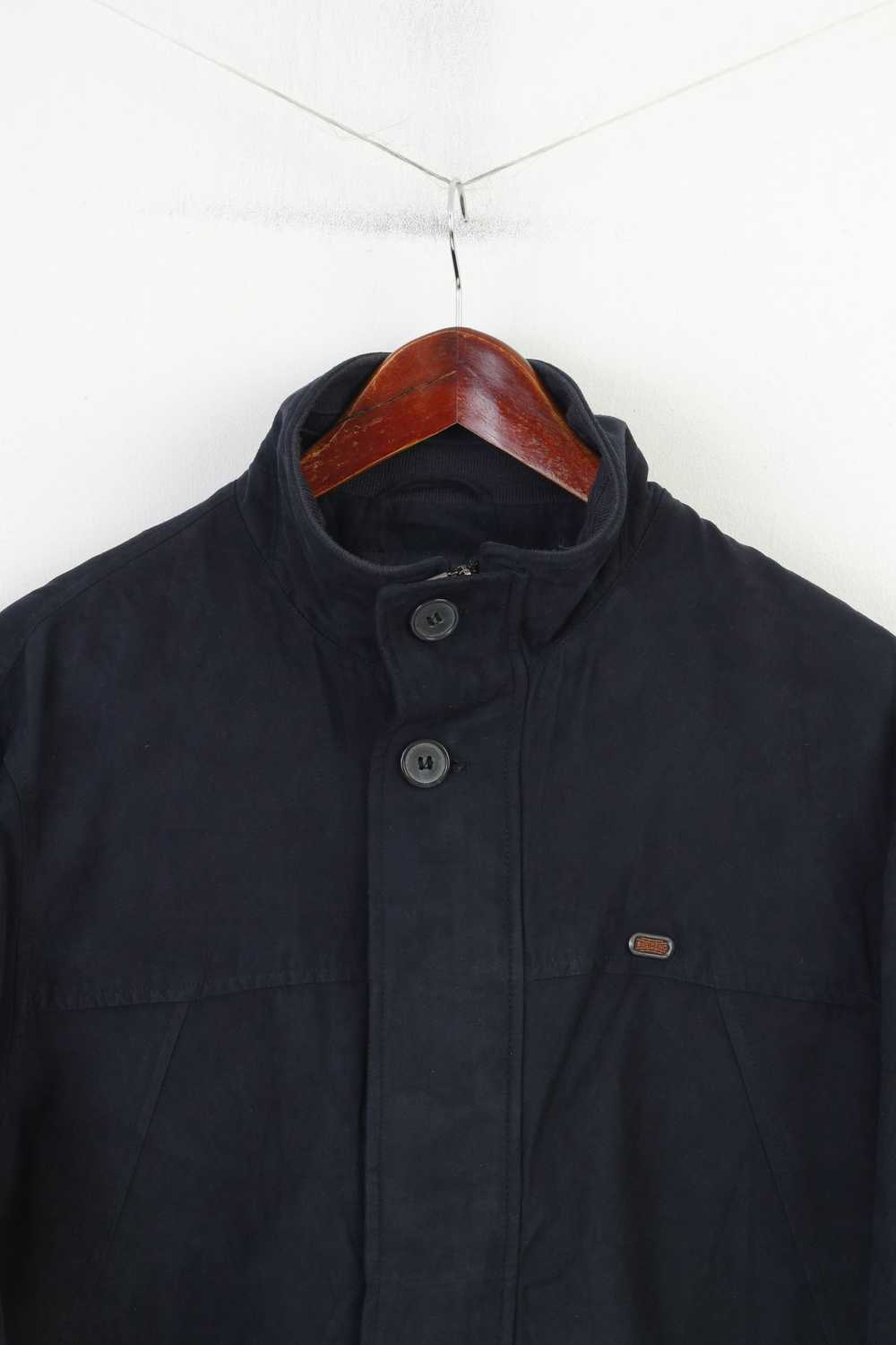 Vintage Bosideng Men M Bomber Jacket Navy Lightwe… - image 2