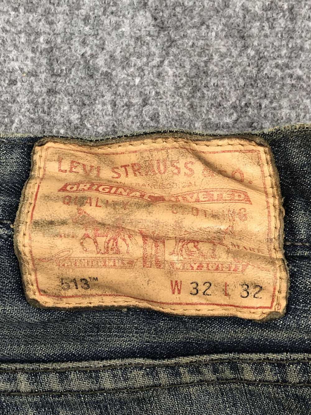 Levi's × Vintage Vintage Levis 513 Faded Blue Jea… - image 5