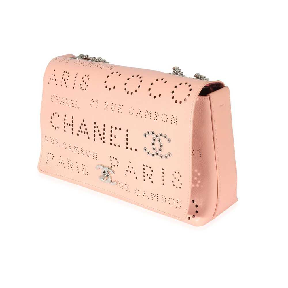 Chanel Chanel Pink Calfskin Perforated Logo Eyele… - image 2