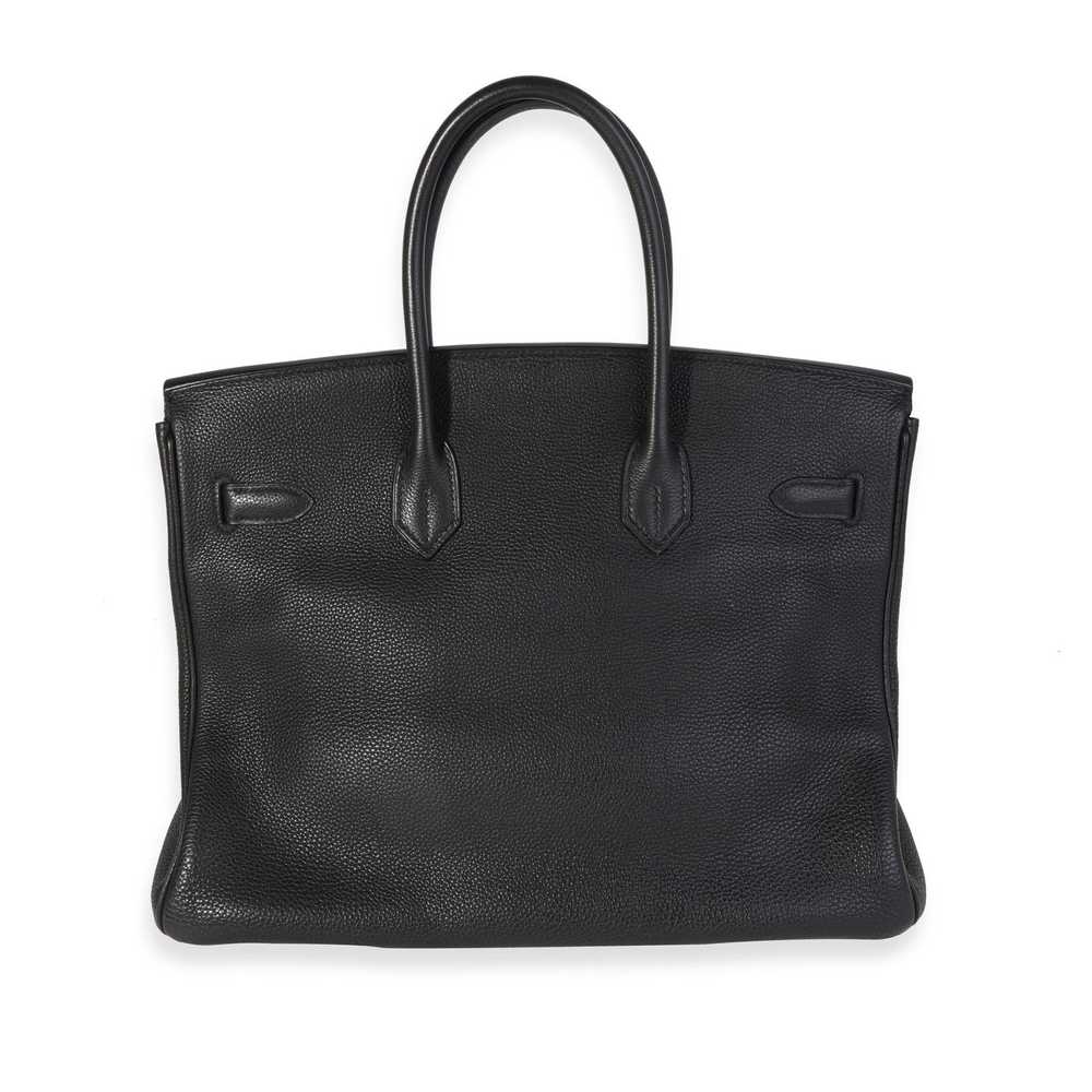 Hermes Hermès Black Togo Birkin 35 PHW - image 3