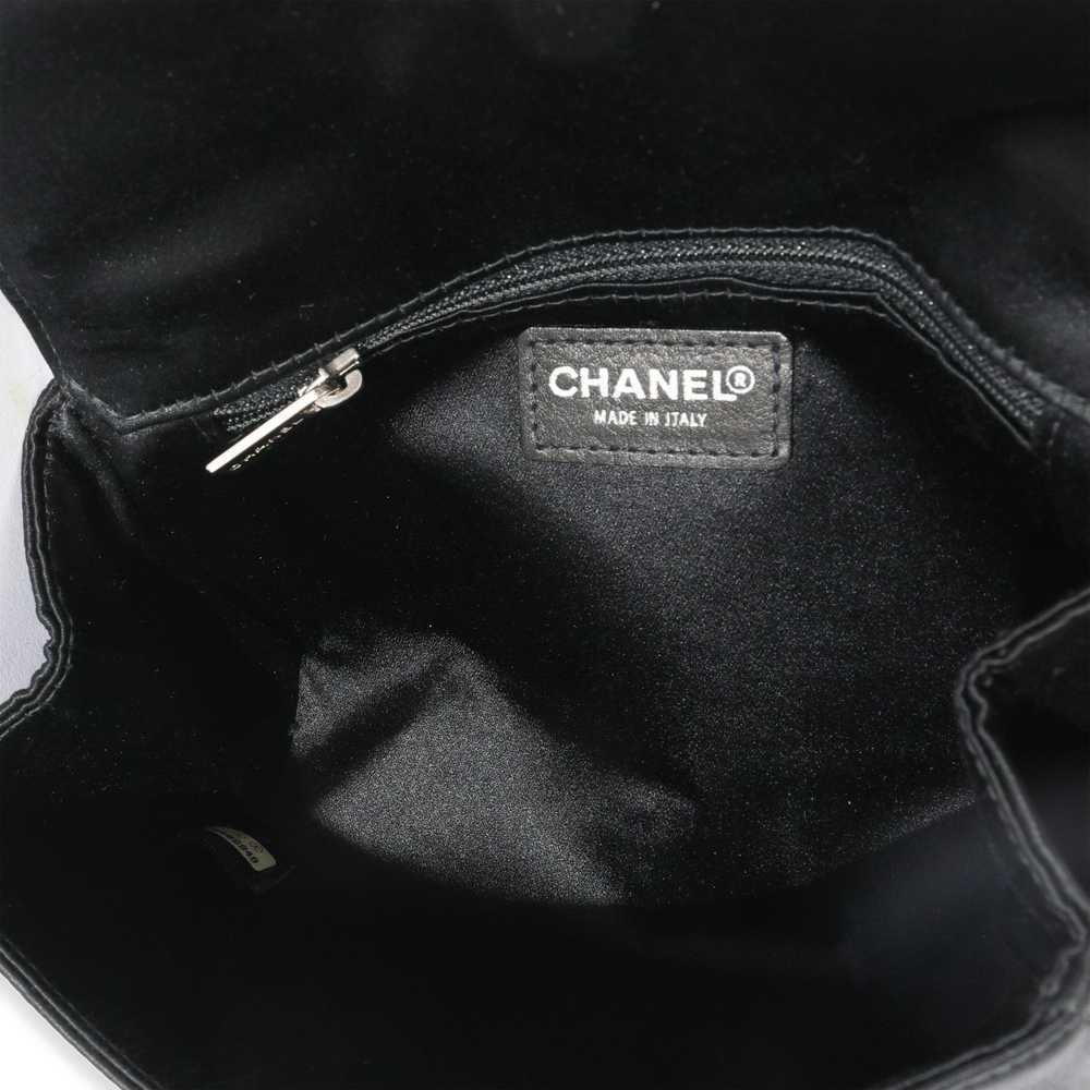 Chanel Chanel Black Satin Vintage Reissue Mini Fl… - image 8