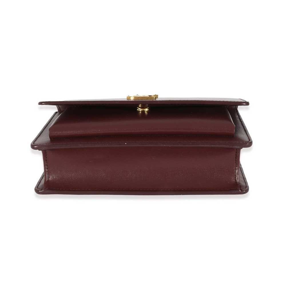 Yves Saint Laurent Saint Laurent Burgundy Leather… - image 5