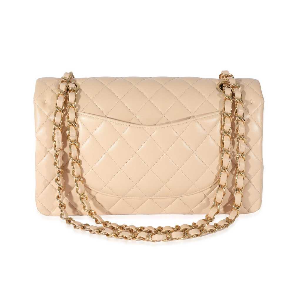 Chanel Chanel Beige Lambskin Medium Classic Doubl… - image 3