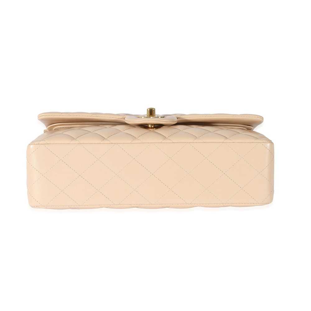 Chanel Chanel Beige Lambskin Medium Classic Doubl… - image 5