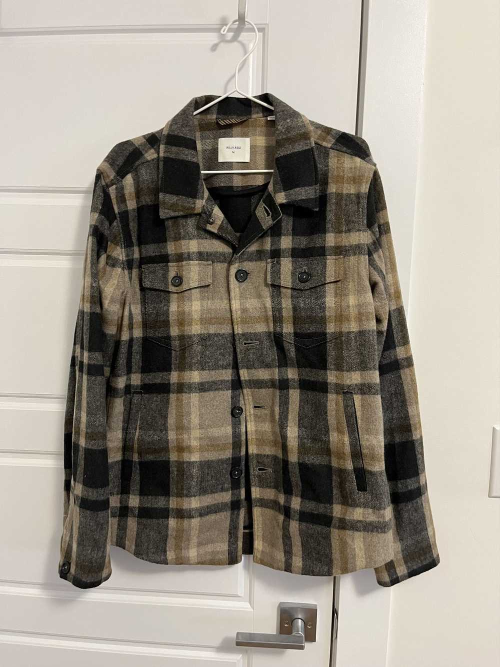 Billy Reid Plaid Mo Shirt Jacket - image 1