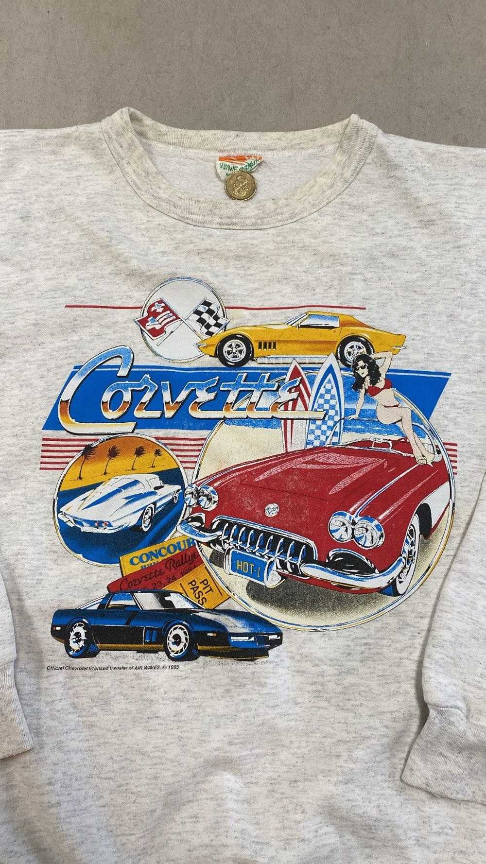 Vintage Vintage 1985 Corvette Crewneck - image 2