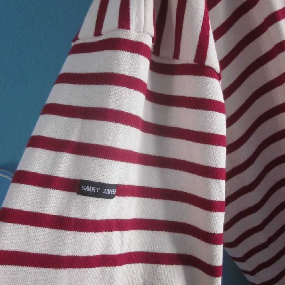 Saint James Saint James Red & Cream Nautical Stri… - image 7