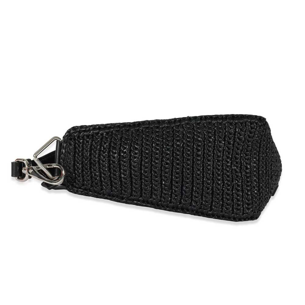 Prada Prada Raffia Black Triangle Bag - image 6