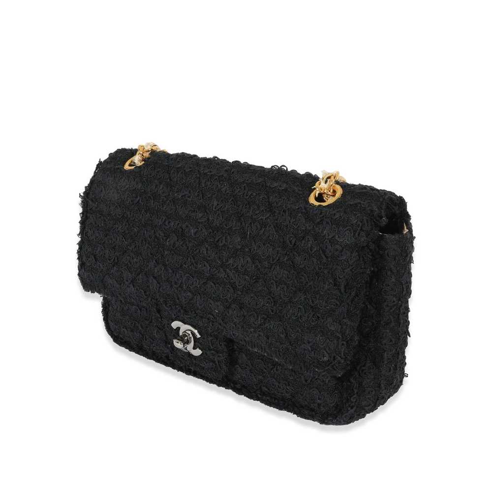 Chanel Chanel Black Boucle CC Medium Flap Bag - image 2