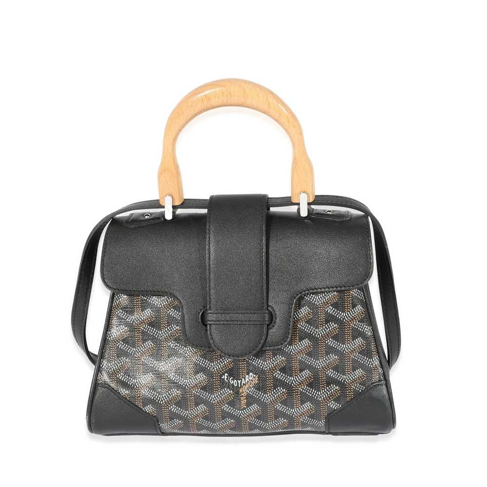 Goyard Goyard Black Goyardine Mini Saigon - image 1