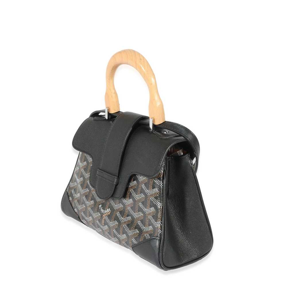 Goyard Goyard Black Goyardine Mini Saigon - image 2