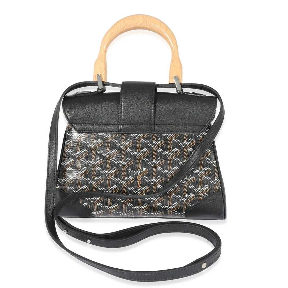 Goyard Goyard Black Goyardine Mini Saigon - image 4