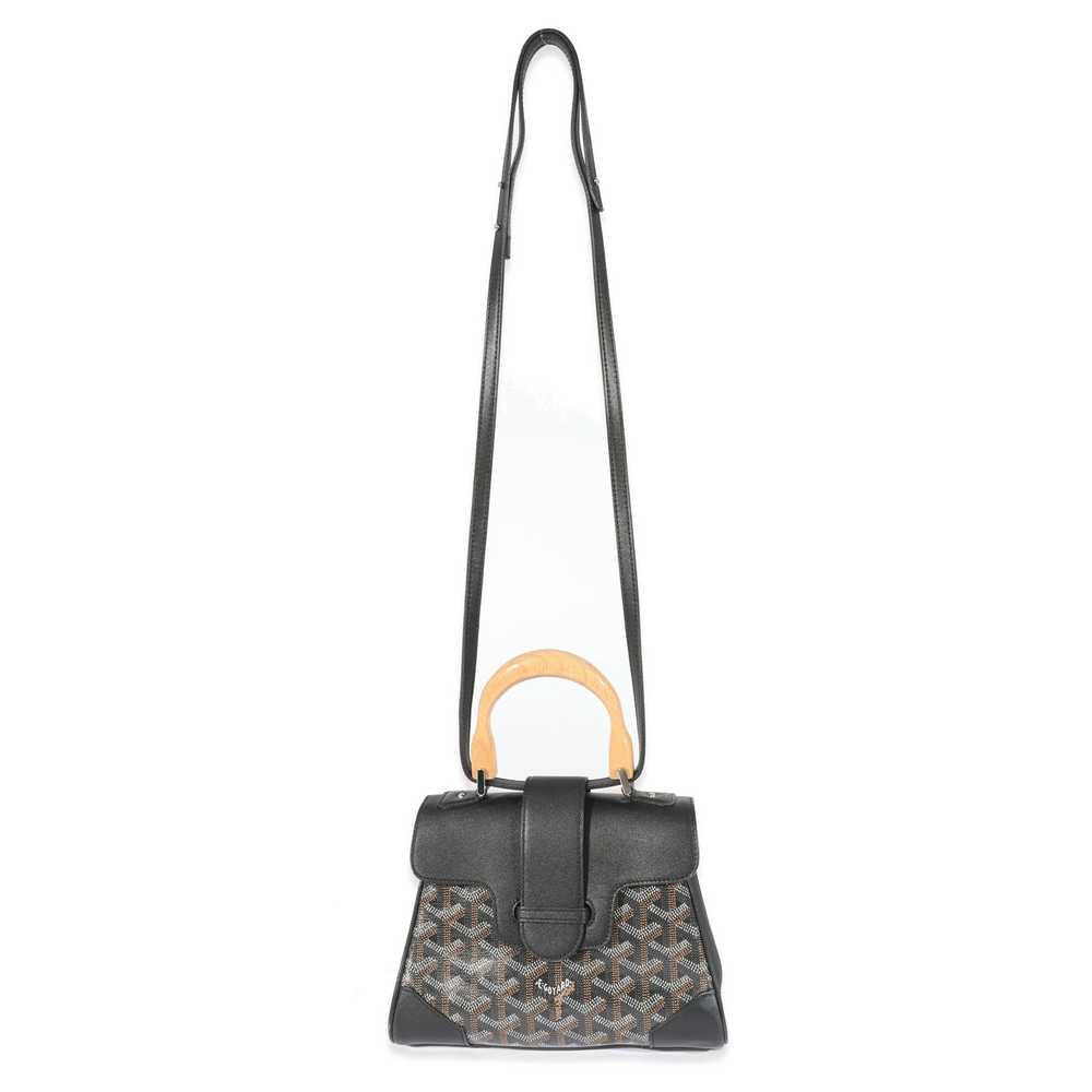 Goyard Goyard Black Goyardine Mini Saigon - image 7