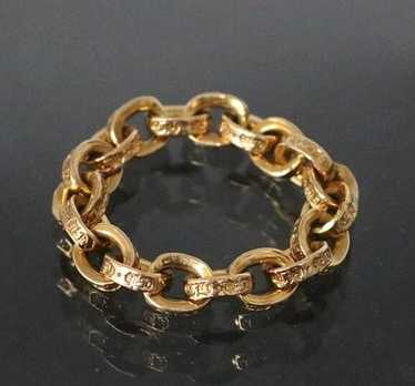 Chrome Hearts Chrome Hearts Gold Paper Chain Ring… - image 1