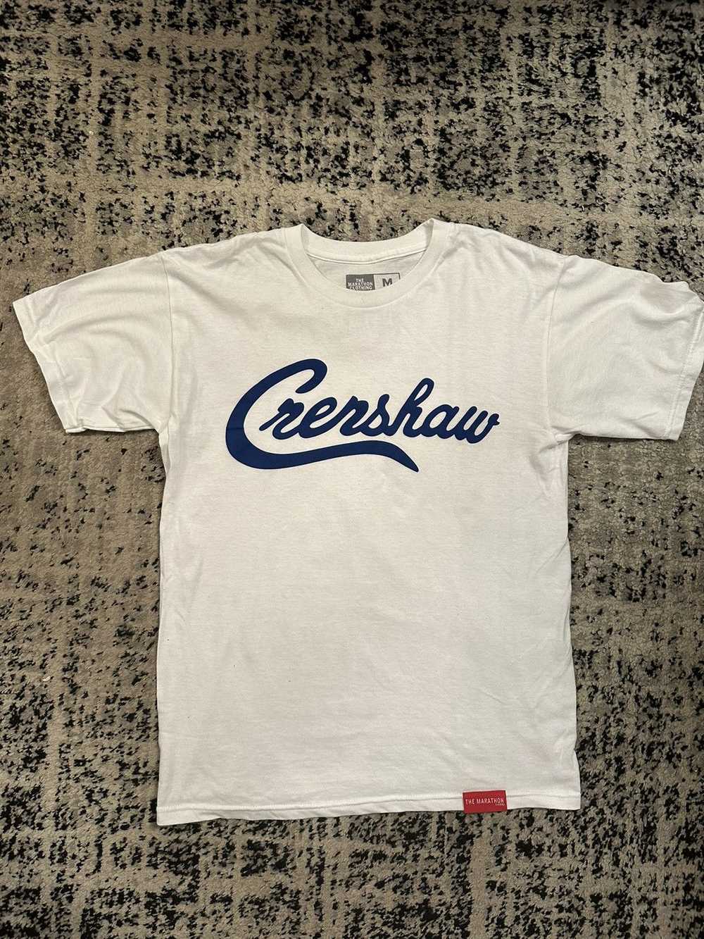 Crenshaw White and Blue Crenshaw SS Tee - image 1