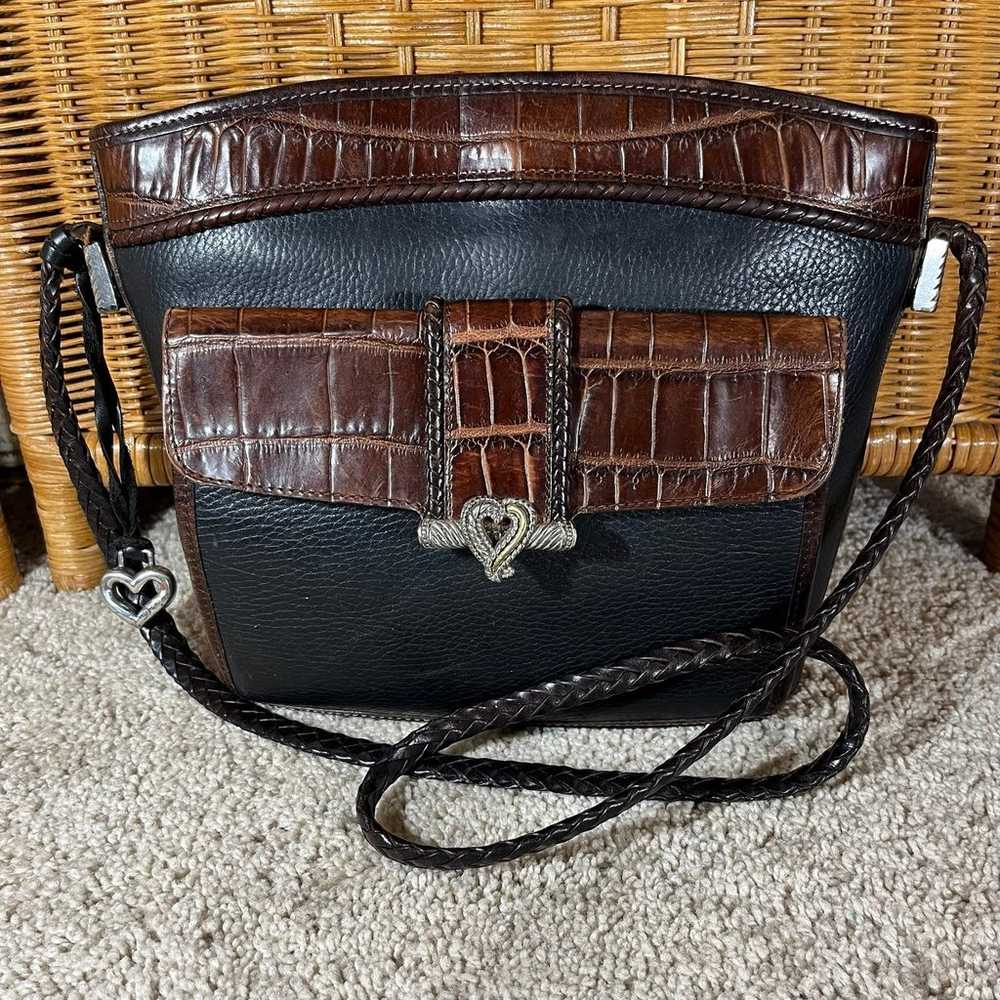 Vintage Brighton leather crossbody or shoulder ba… - image 12