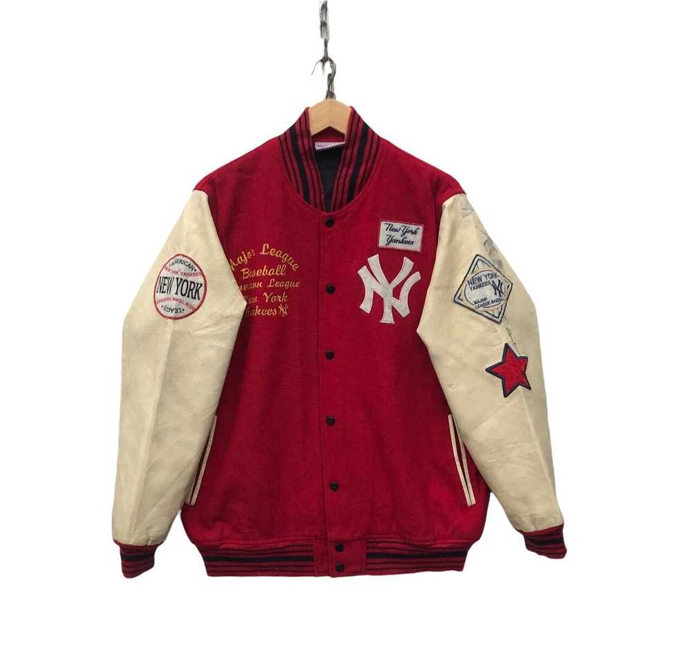 New York Yankees × Varsity Jacket × Vintage Vinta… - image 2