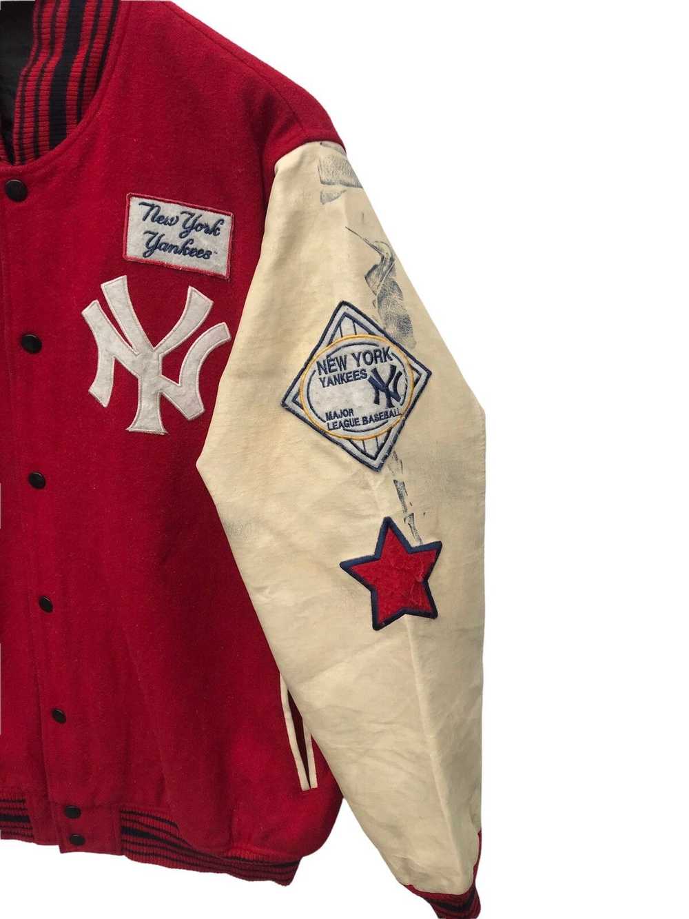 New York Yankees × Varsity Jacket × Vintage Vinta… - image 4
