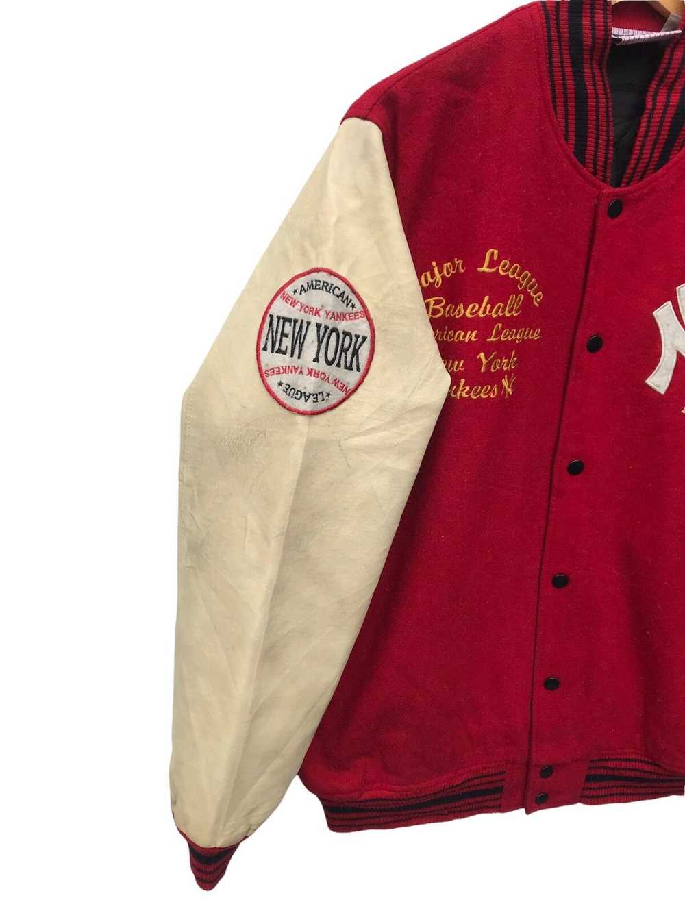 New York Yankees × Varsity Jacket × Vintage Vinta… - image 5