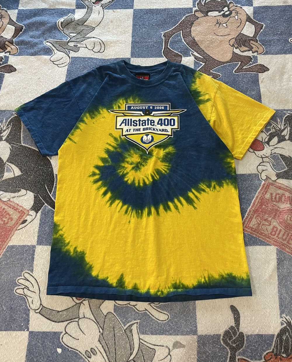 NASCAR × Vintage Y2K nascar brickyard racing tee - image 1