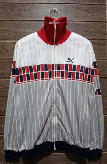 Puma Athletic Wear 80s 90s Vintage Sweatshirt Pullover Mit Gesticktem Logo  Made in Greece Grau Size XL Oversized 
