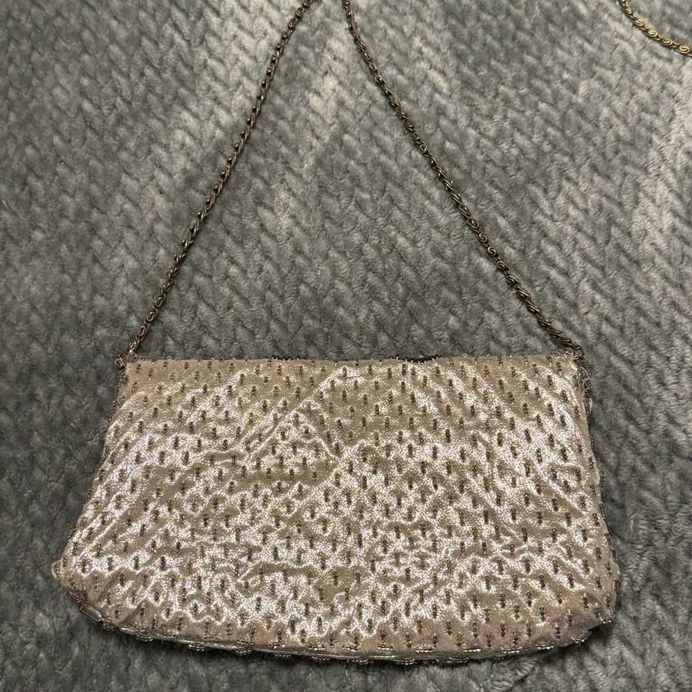 Vintage beaded bag like brand inside - image 2