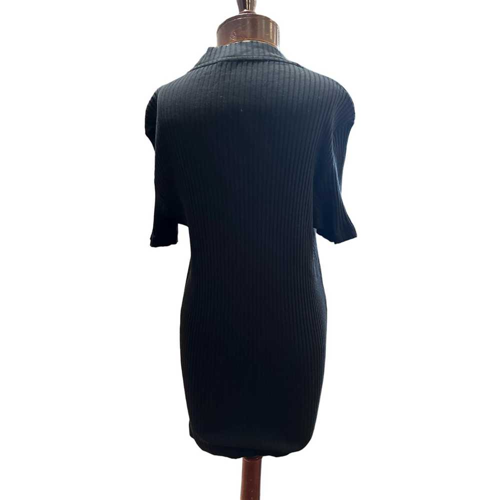 Asos ASOS Short-Sleeve Sweater, Ribbed, Tulip Bot… - image 7