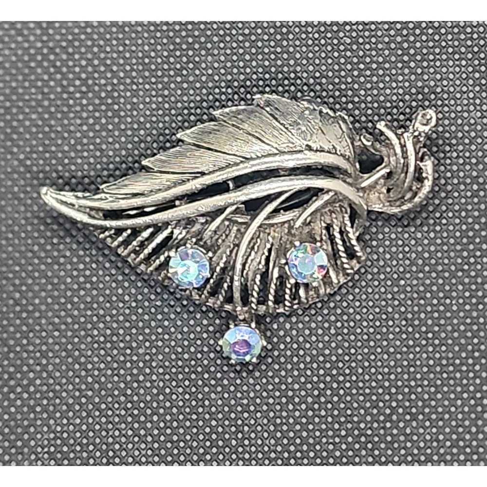 & Other Stories Vintage Silver Tone Brooch pin Wi… - image 1