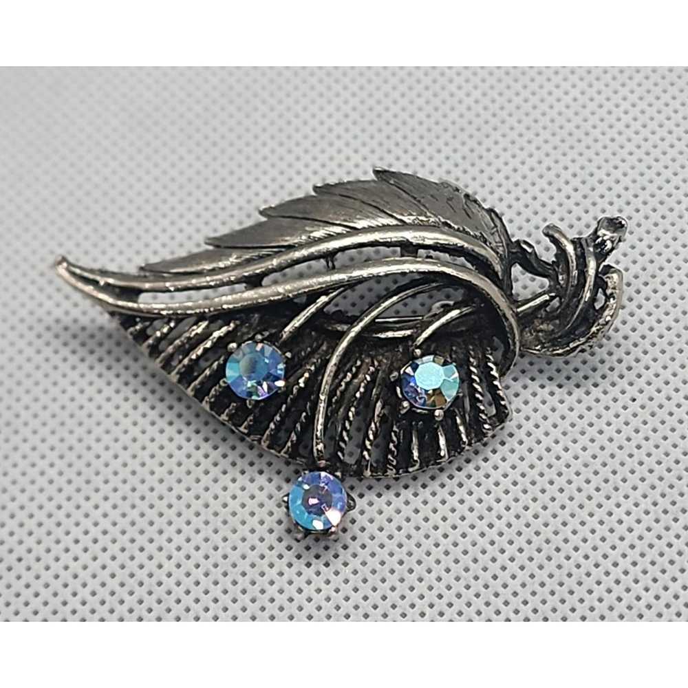 & Other Stories Vintage Silver Tone Brooch pin Wi… - image 3