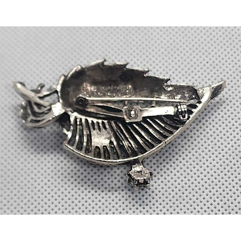 & Other Stories Vintage Silver Tone Brooch pin Wi… - image 6