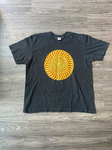 Supreme Supreme Spitfire Black T Shirt Circle Swir