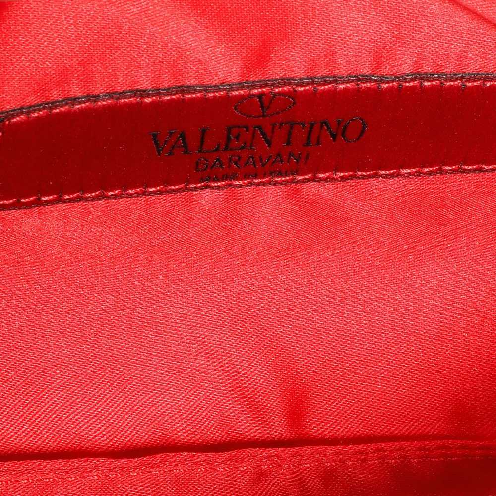 Valentino Valentino Red Satin Bow Clutch - image 8