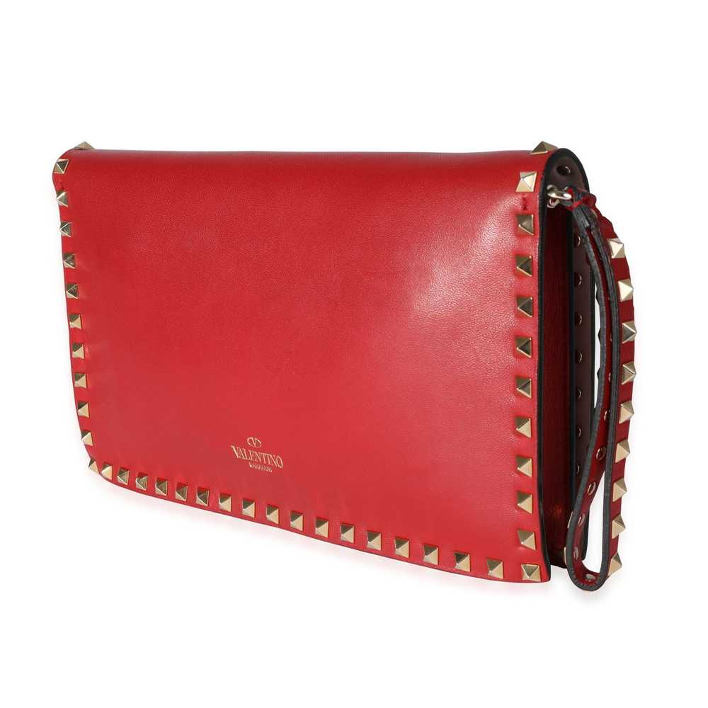 Valentino Valentino Red Nappa Leather Rockstud Wr… - image 2