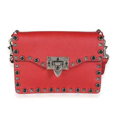 Valentino Valentino Red Calfskin Small Guitar Str… - image 1