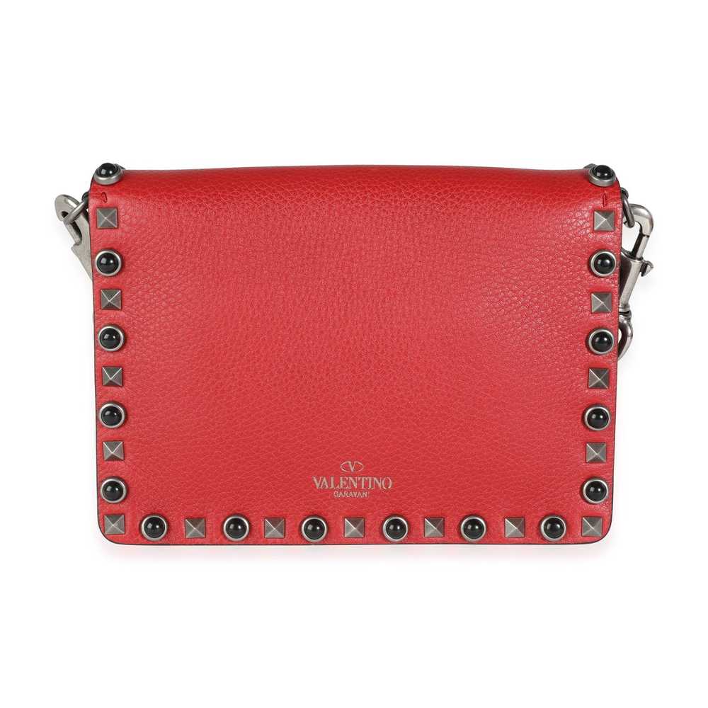 Valentino Valentino Red Calfskin Small Guitar Str… - image 4