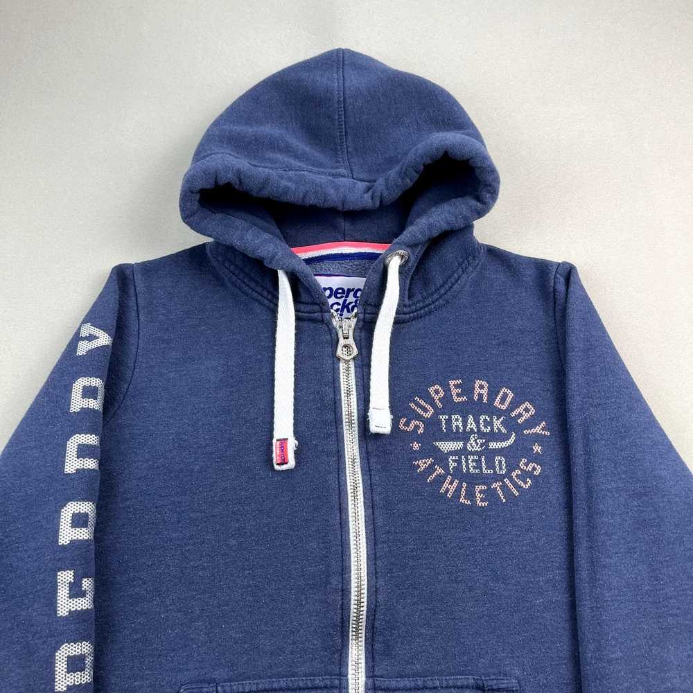 Superdry Superdry Hoodie Sweatshirt 10 Blue Track… - image 2