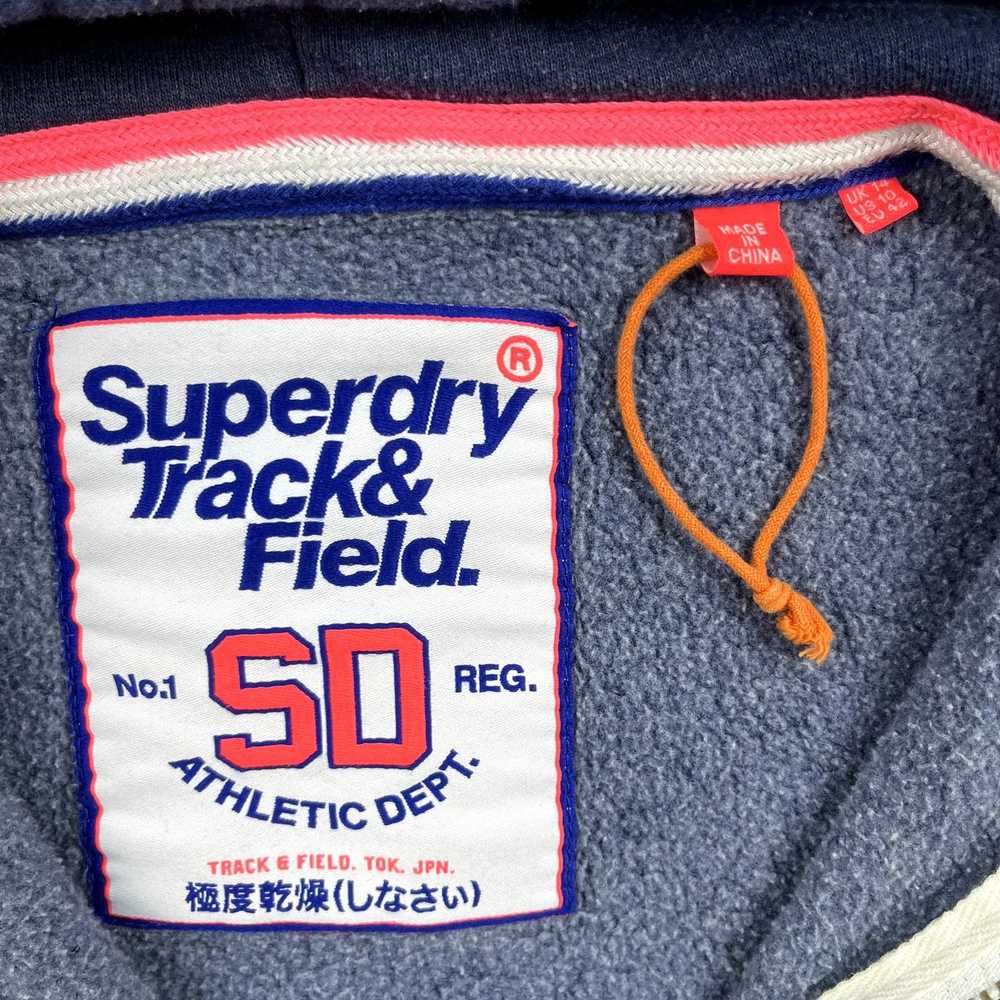 Superdry Superdry Hoodie Sweatshirt 10 Blue Track… - image 6