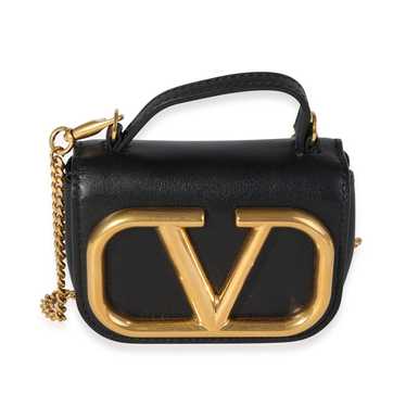 Valentino Valentino Black Leather Supervee Micro … - image 1