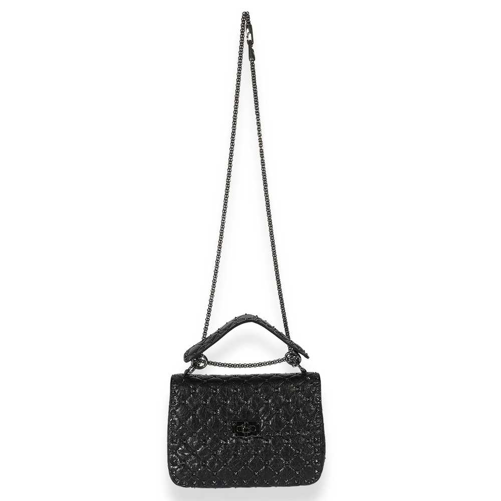 Valentino Valentino Black Leather Medium Rockstud… - image 4