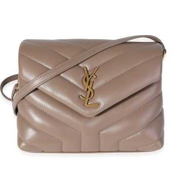 Yves Saint Laurent Saint Laurent Taupe Matelassé … - image 1