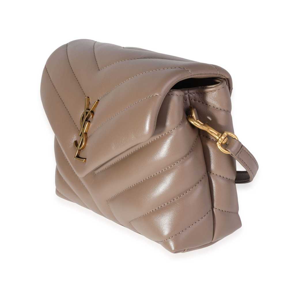 Yves Saint Laurent Saint Laurent Taupe Matelassé … - image 2