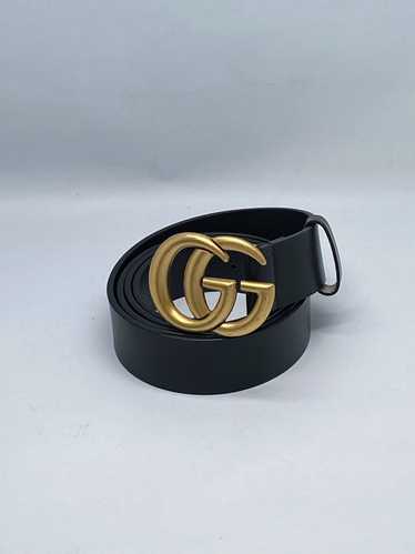 Gucci Gucci GG Marmont Leather Belt With GG Buckle