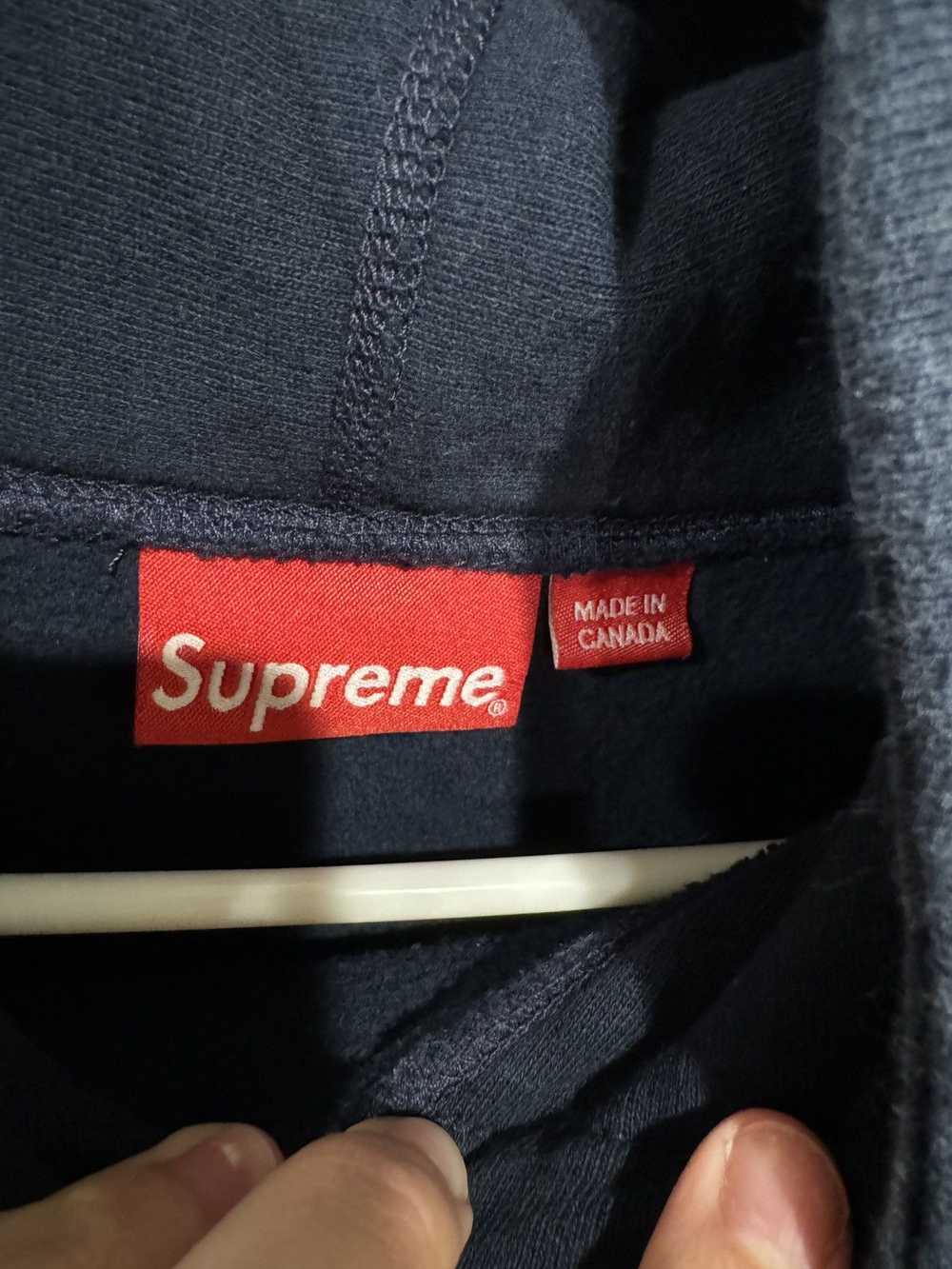 Supreme Supreme Classic Ad Hoodie Navy SS19 size … - image 9