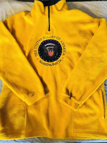 Other USA Pullover Mens Extra Large Gold 1/4 Zip W