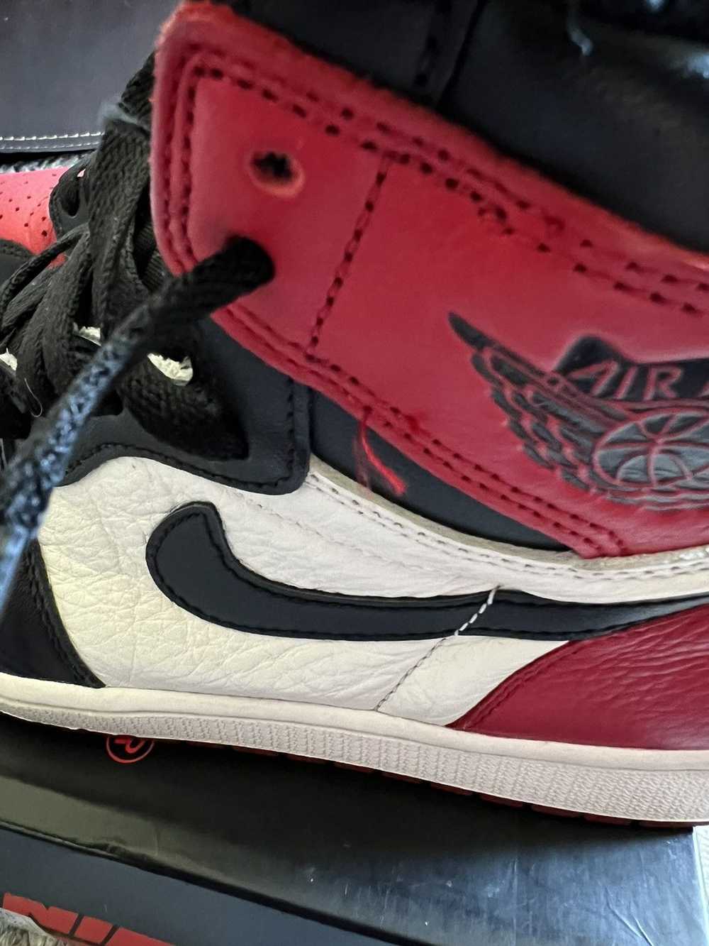 Jordan Brand × Nike Jordan 1 Bred Toe - image 3